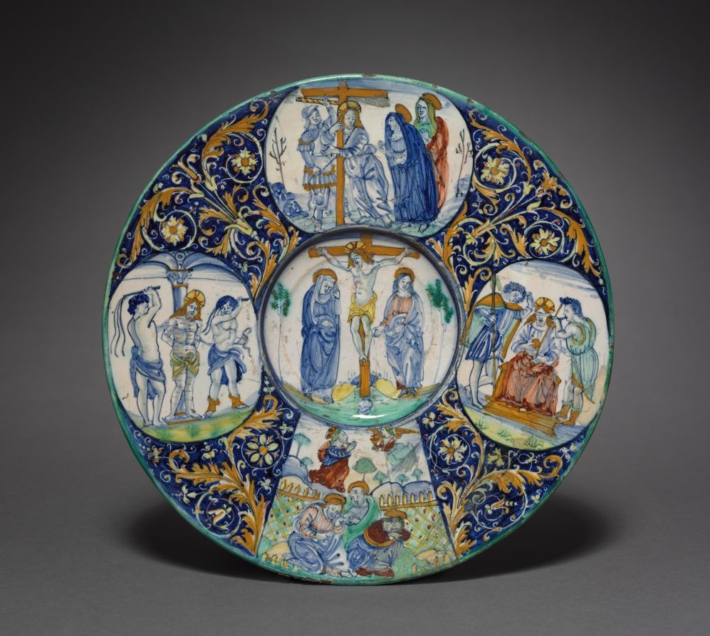 Assiette en faïence, Renaissance