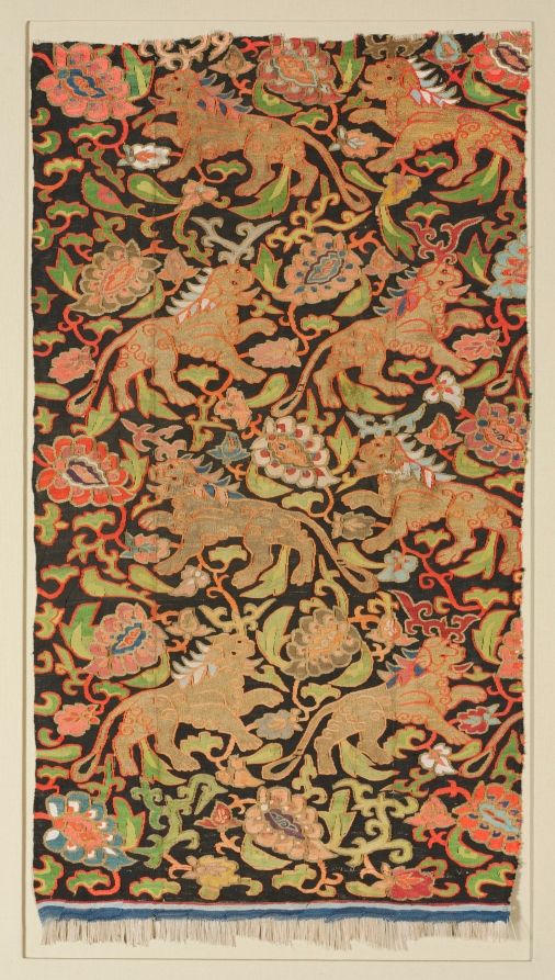 Tapisserie en soie, Moyen Âge