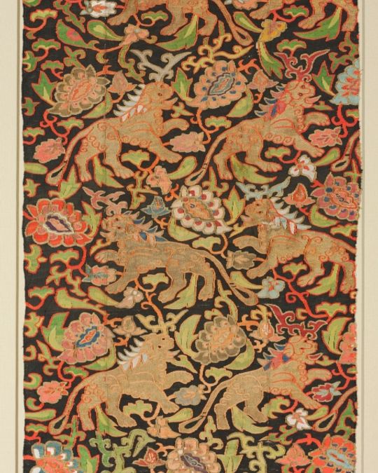 Tapisserie en soie, Moyen Âge