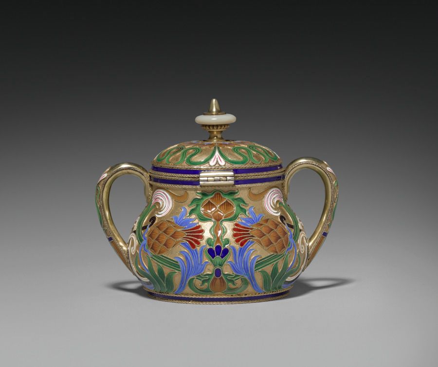 Coupe en argent, Art nouveau
