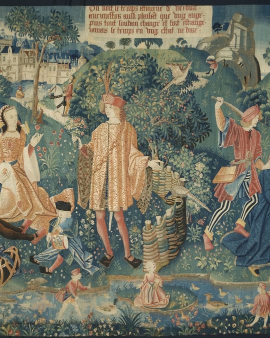 Tapisserie en soie et laine, Renaissance
