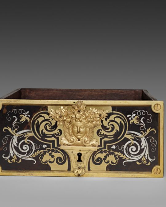 Cabinet en ébène et placage, Louis XIV