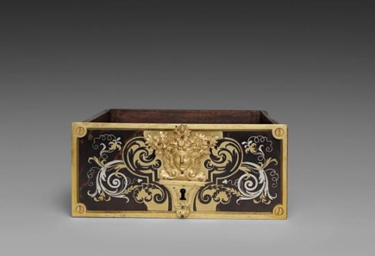 Cabinet en ébène et placage, Louis XIV