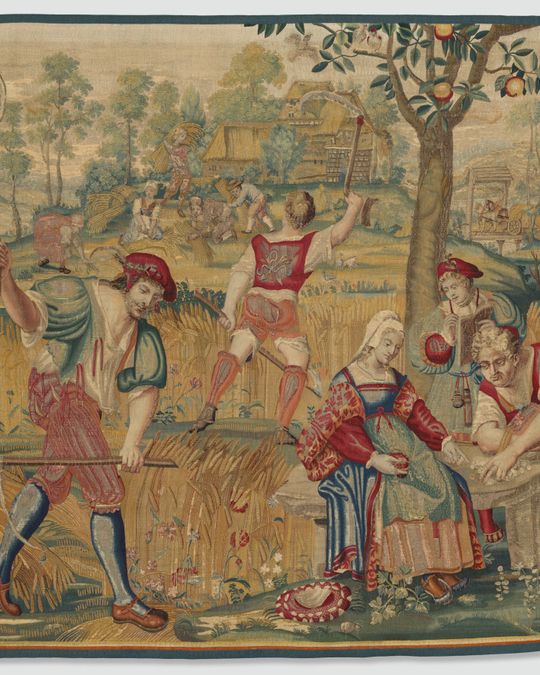 Tapisserie en soie et laine, Louis XIII