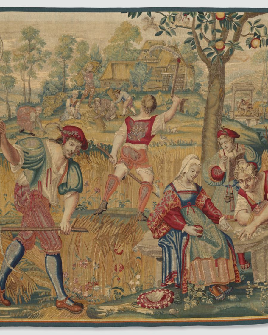 Tapisserie en soie et laine, Louis XIII