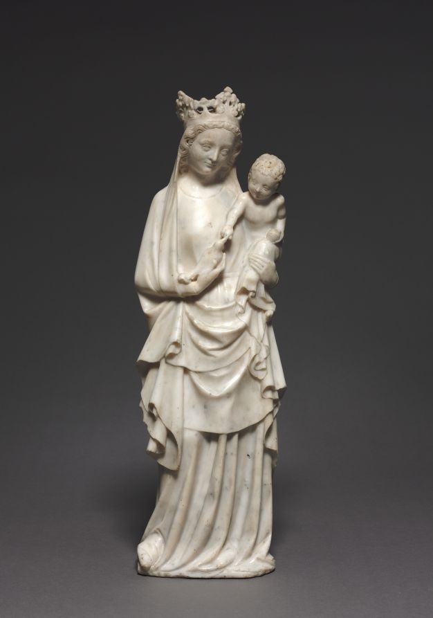 Statuette en marbre, Moyen Âge