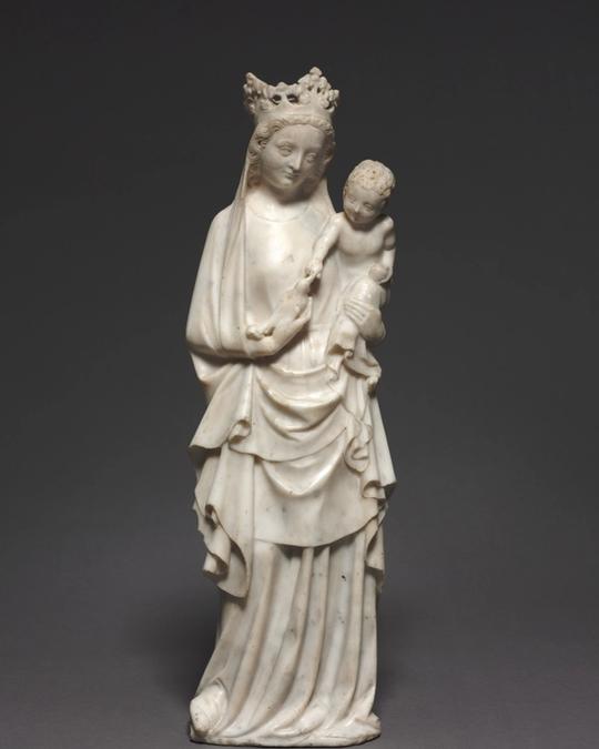 Statuette en marbre, Moyen Âge