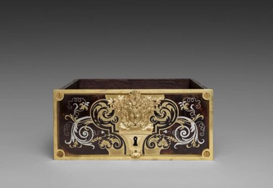 Cabinet en ébène et placage, Louis XIV