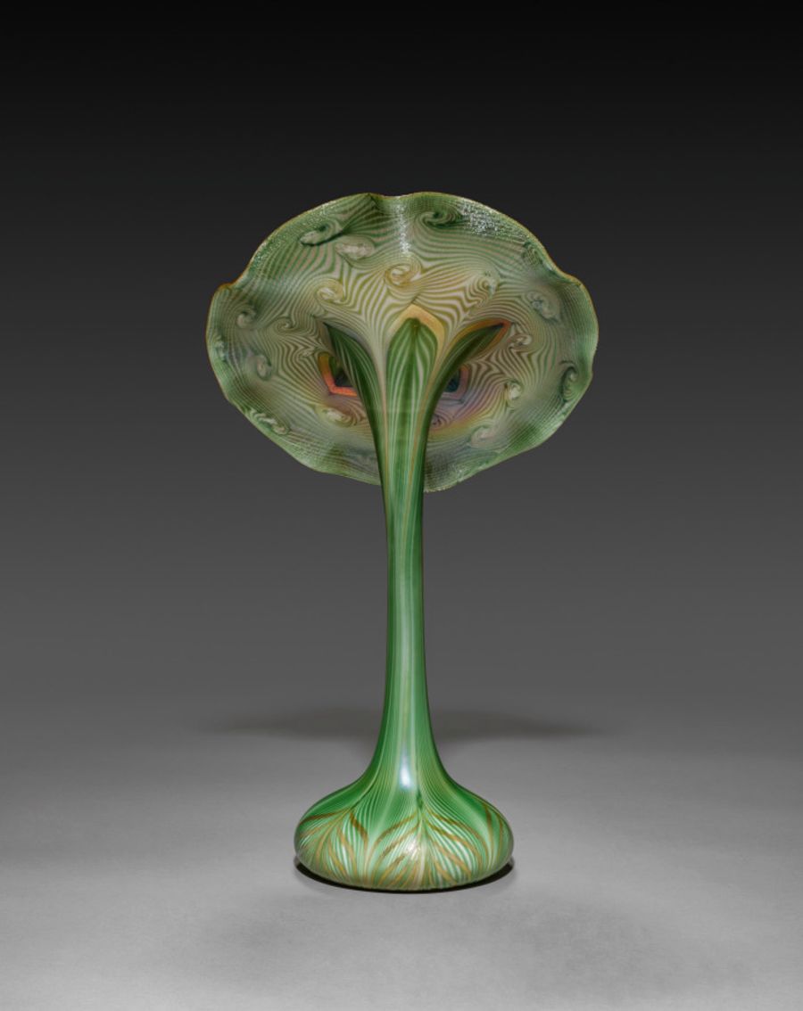 Vase en verre, XXe siècle