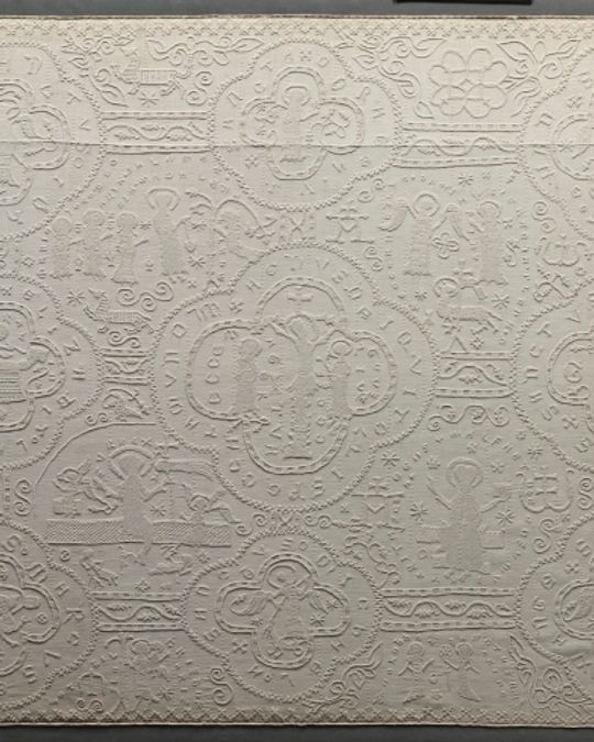 Broderie en lin, Moyen Âge