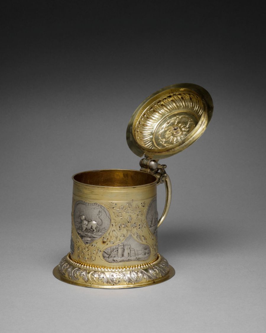 Chope en argent, XVIIe siècle