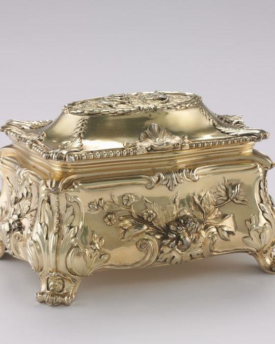Coffret en argent, XVIIIe siècle