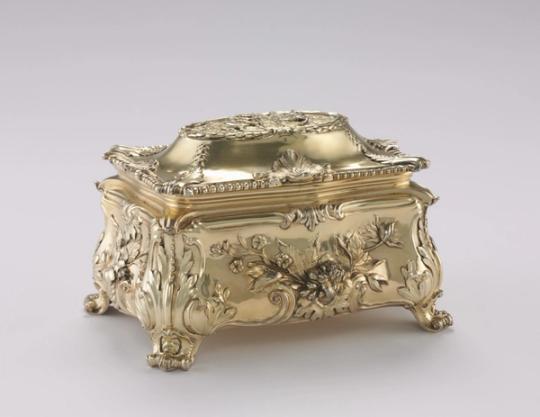 Coffret en argent, XVIIIe siècle