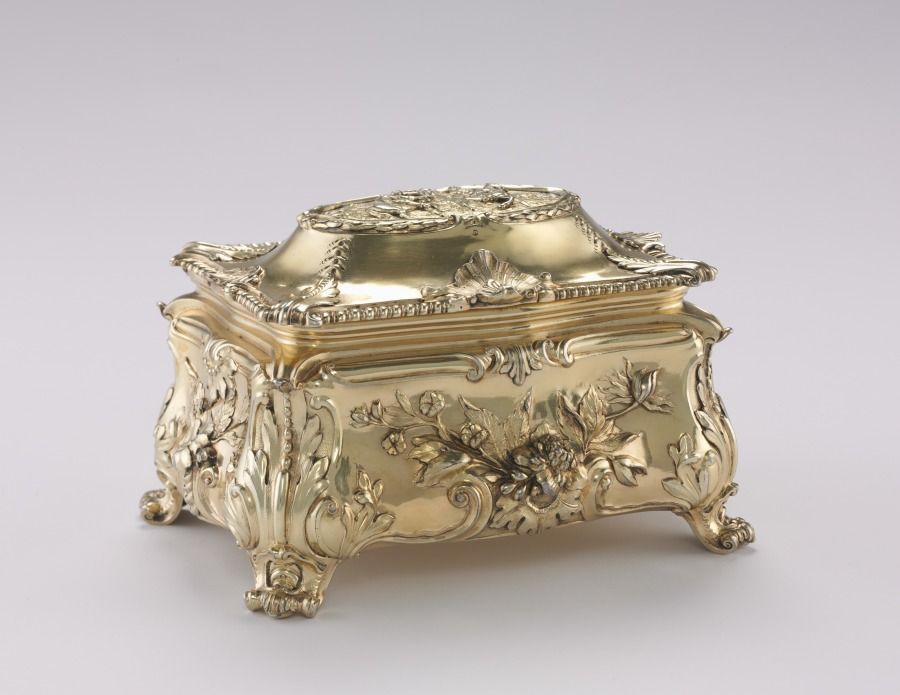 Coffret en argent, XVIIIe siècle