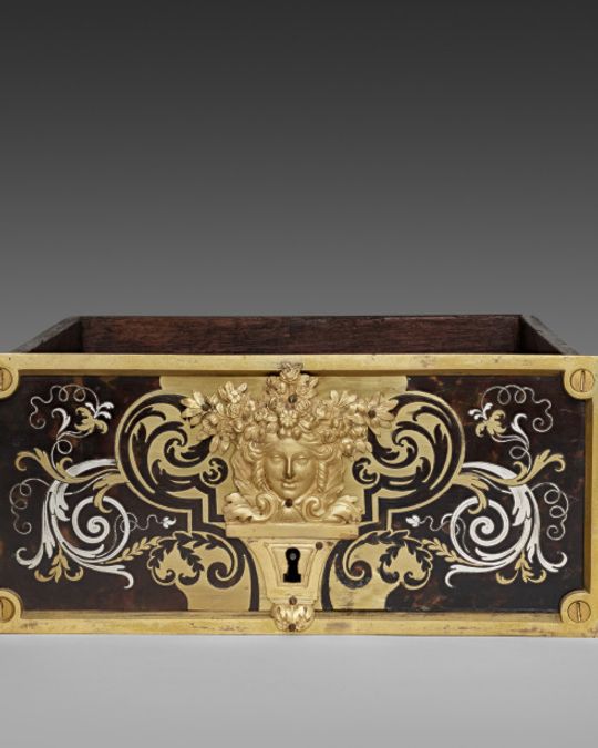 Cabinet en ébène et placage, Louis XIV