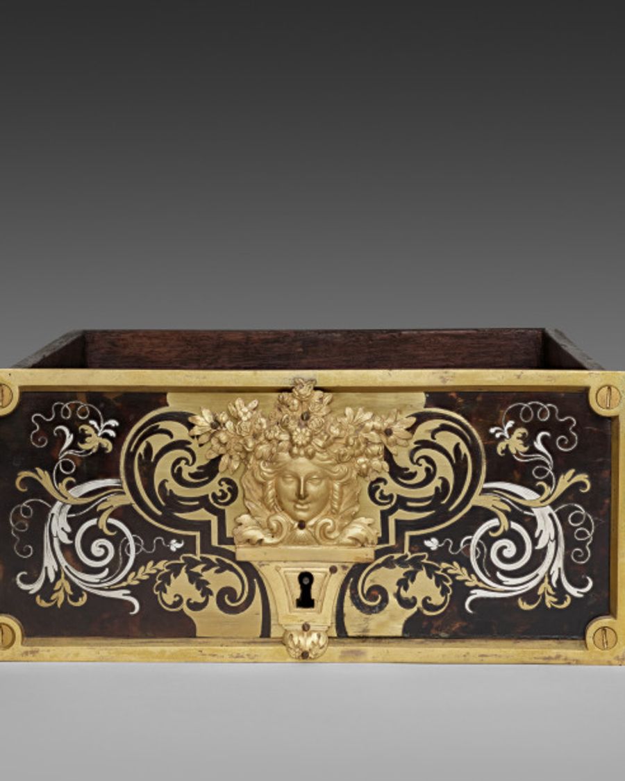 Cabinet en ébène et placage, Louis XIV
