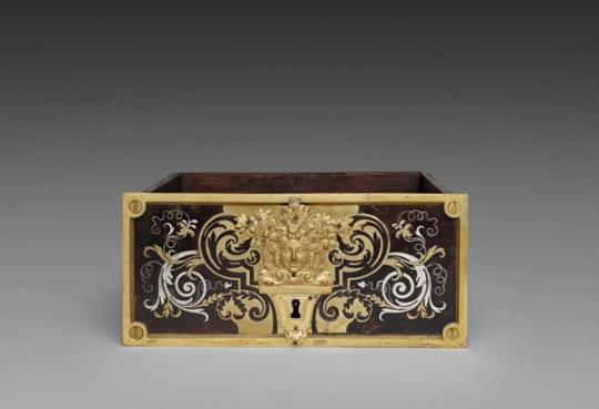 Cabinet en ébène et placage, Louis XIV