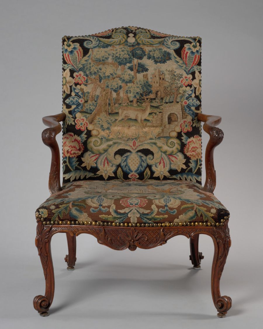 Fauteuil en acajou, XVIIIe siècle