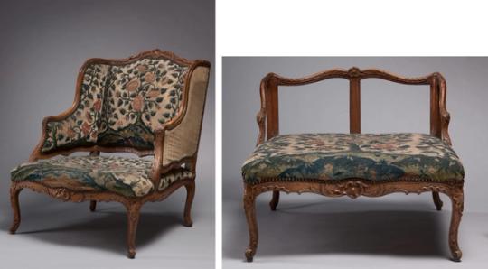 Tabouret en hêtre, XXe siècle