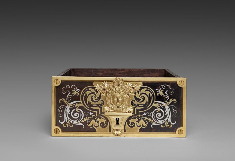 Cabinet en ébène et placage, Louis XIV