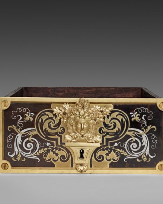 Cabinet en ébène et placage, Louis XIV