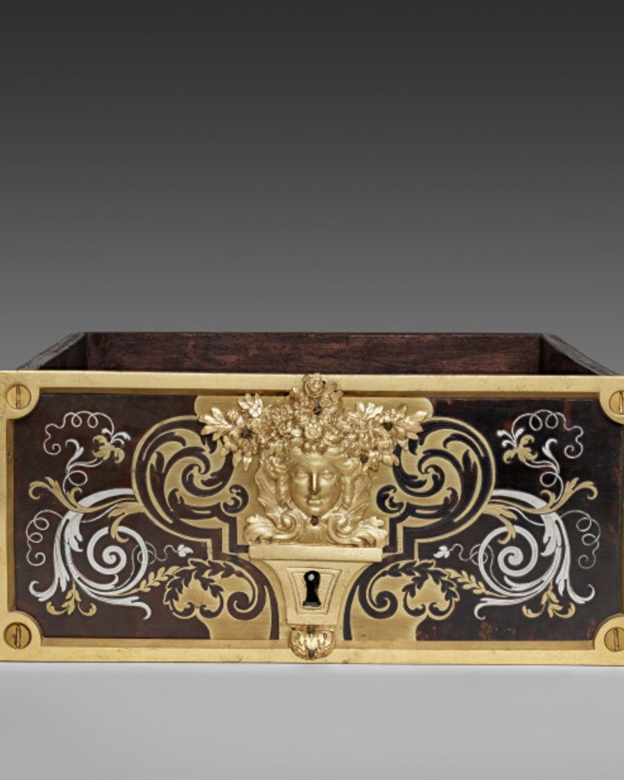 Cabinet en ébène et placage, Louis XIV