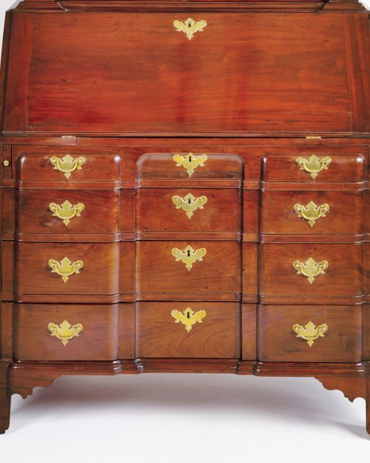 Bibliothèque en acajou et pin, Louis XVI