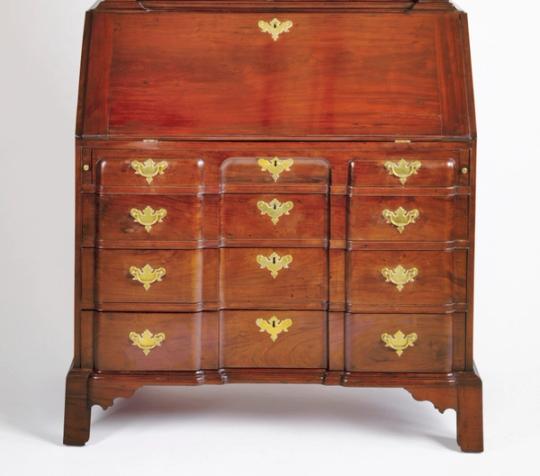 Bibliothèque en acajou et pin, Louis XVI
