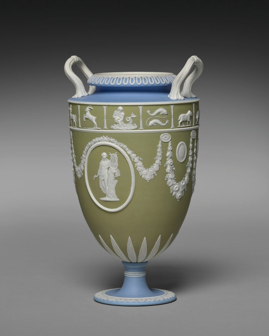 Vase en porcelaine, XIXe siècle