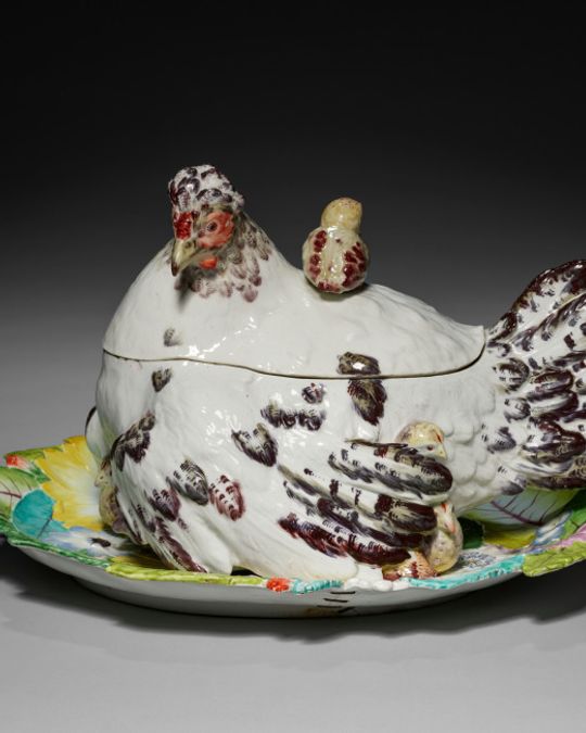 Table en porcelaine, XVIIIe siècle