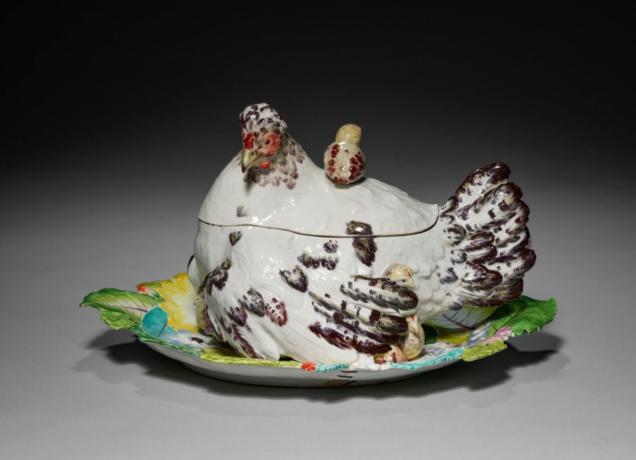 Table en porcelaine, XVIIIe siècle