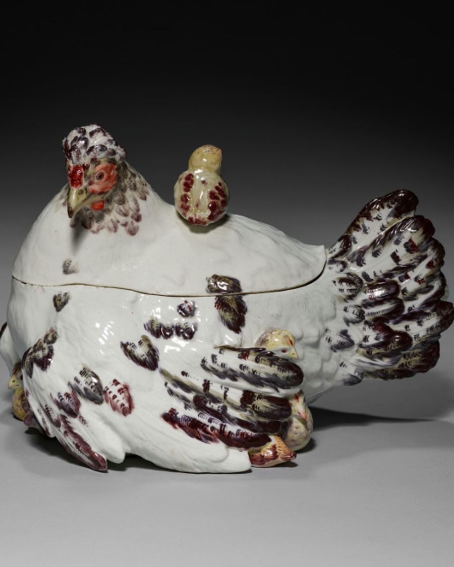 Table en porcelaine, XVIIIe siècle