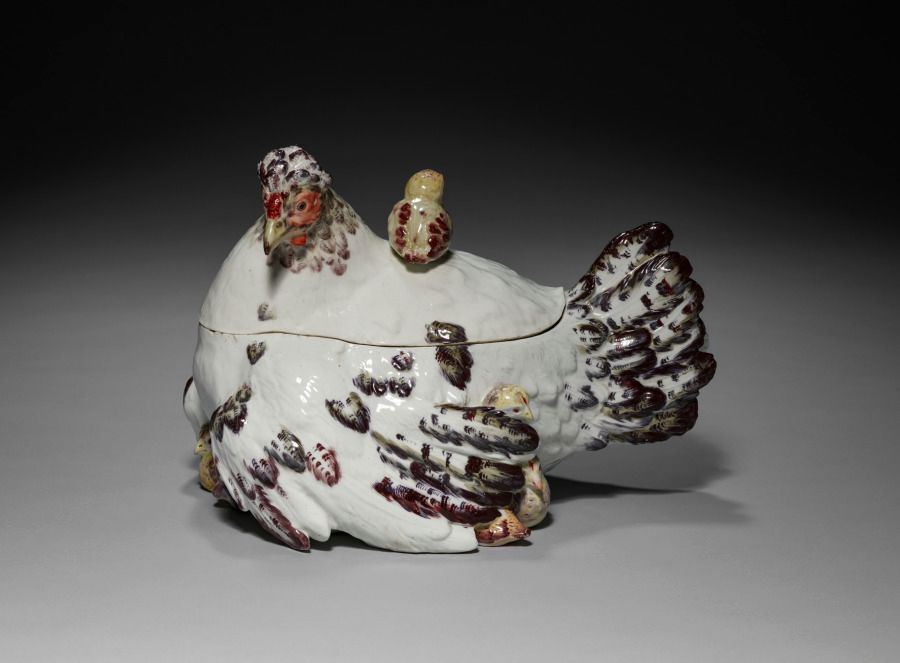 Table en porcelaine, XVIIIe siècle