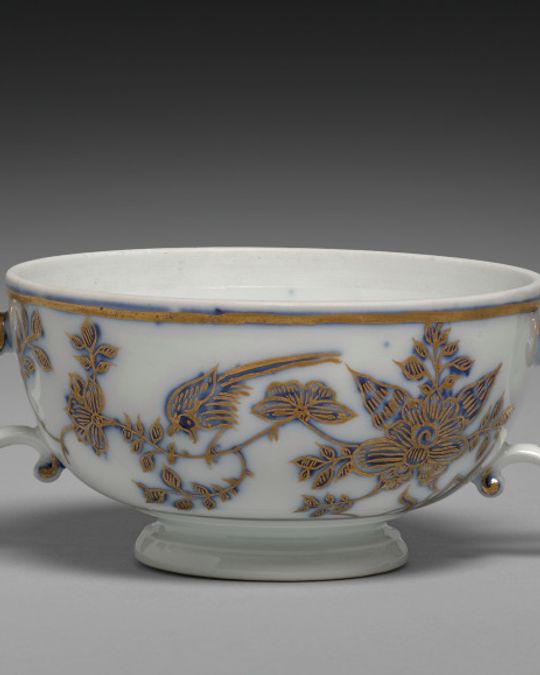 Coupe en porcelaine, XVIIIe siècle