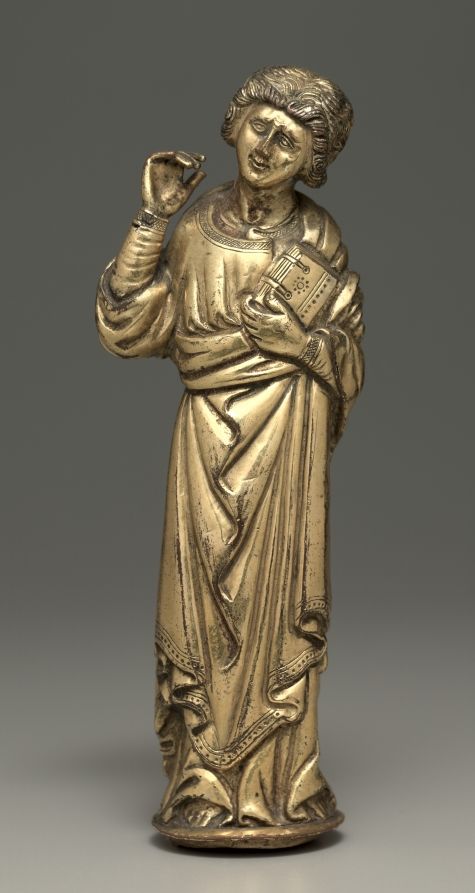Statuette en cuivre, Moyen Âge