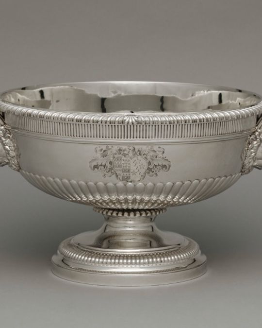 Soupière en argent, XIXe siècle
