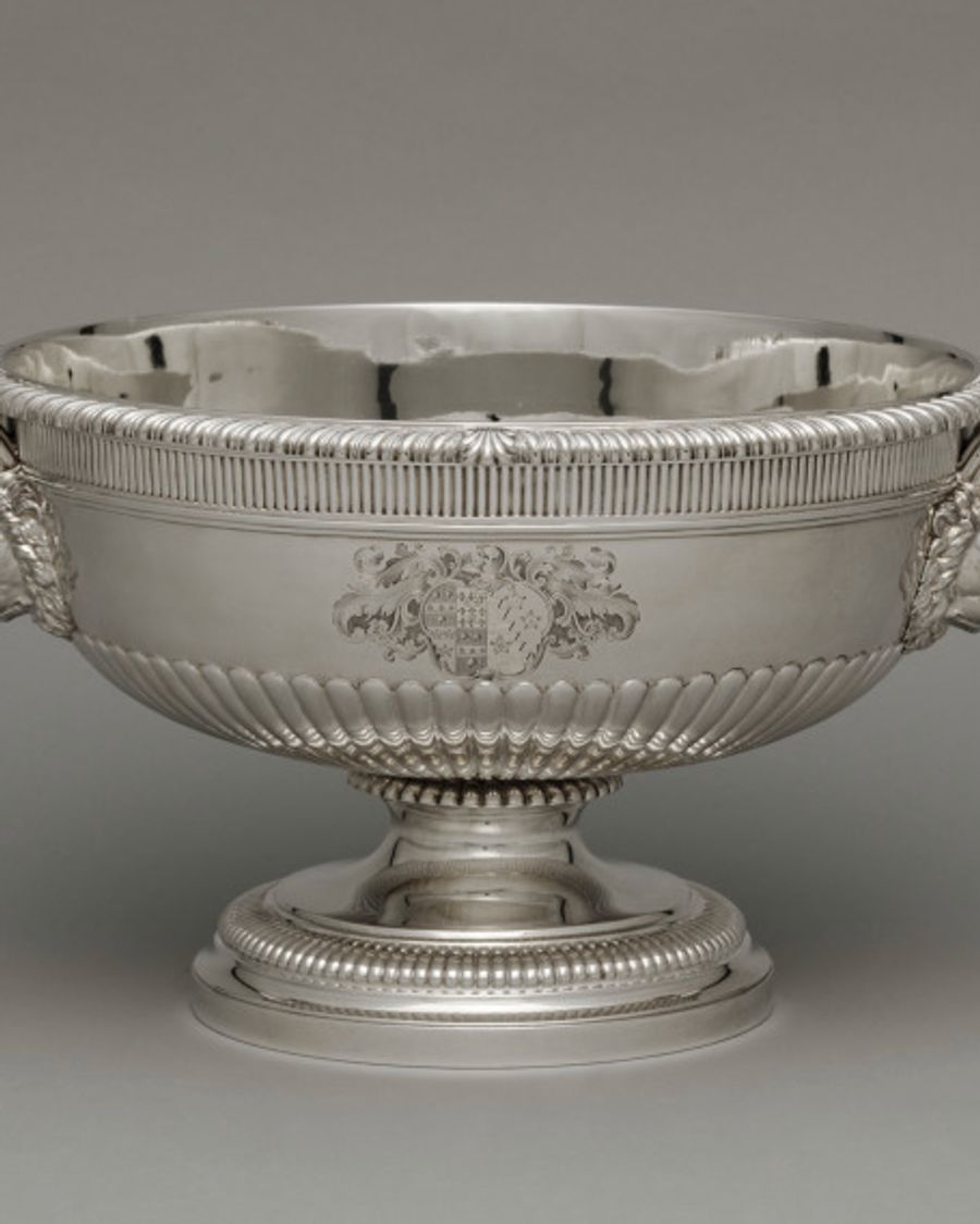 Soupière en argent, XIXe siècle