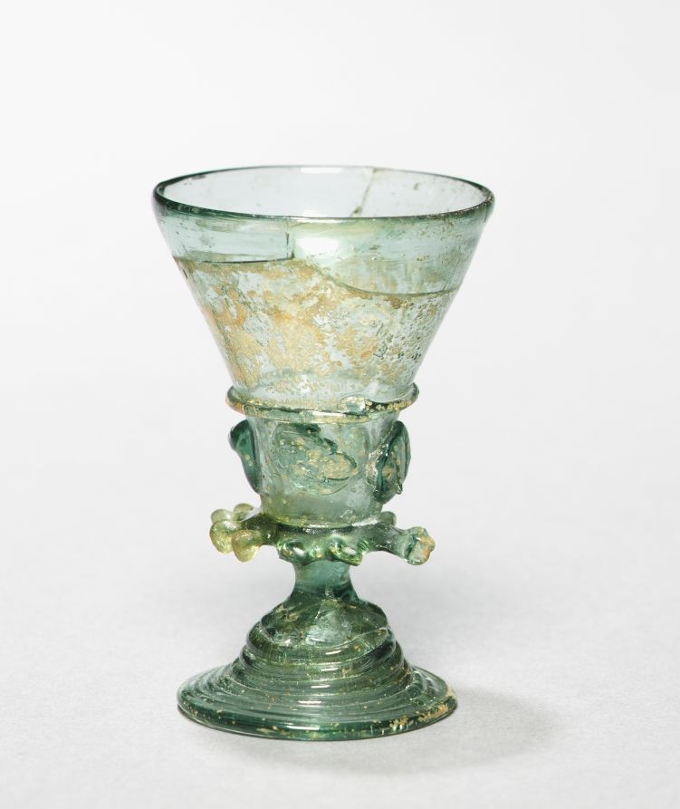 Verre à pied en verre, Renaissance