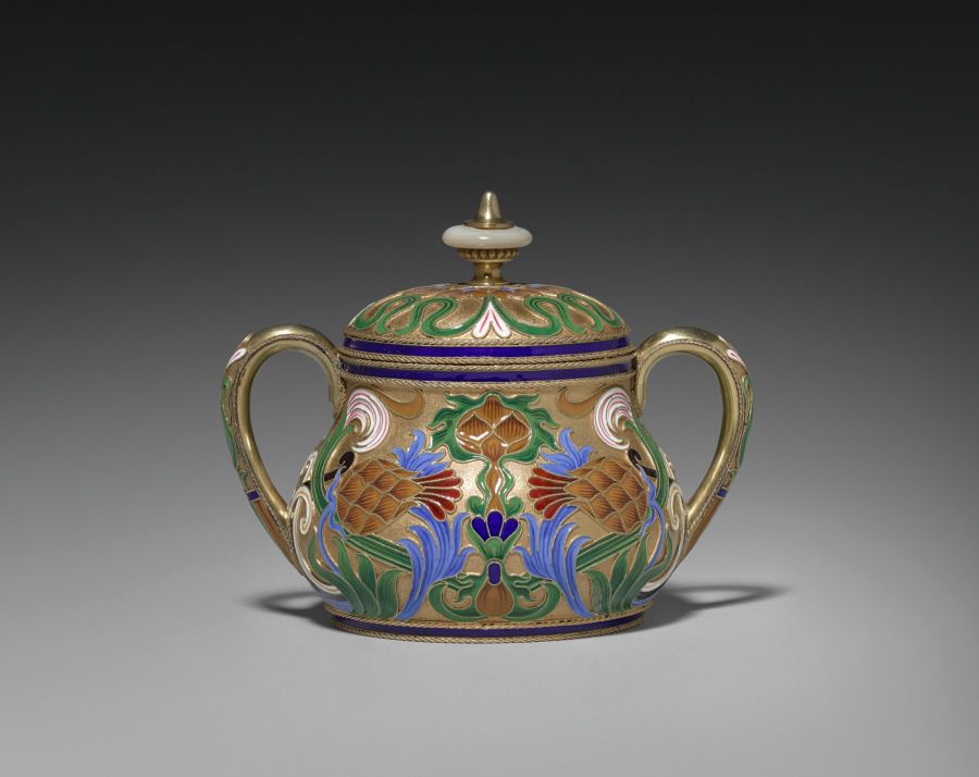 Coupe en argent, Art nouveau