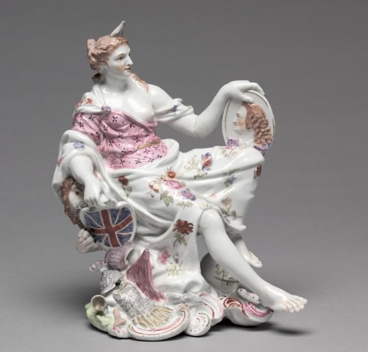 Globe en porcelaine, XVIIIe siècle