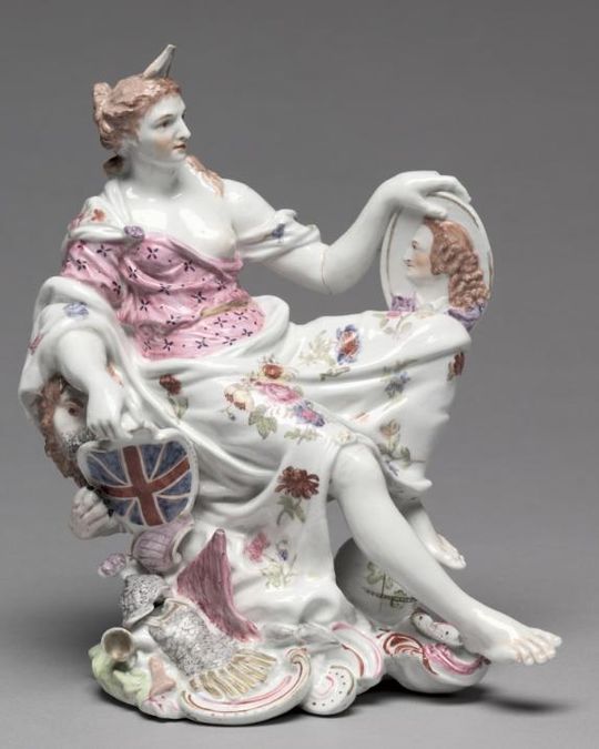 Globe en porcelaine, XVIIIe siècle