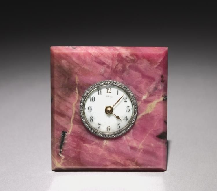 Pendule en argent, XXe siècle