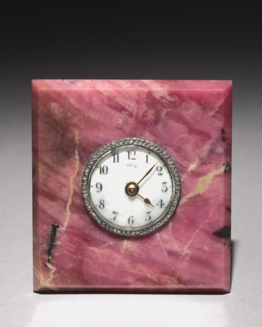 Pendule en argent, XXe siècle