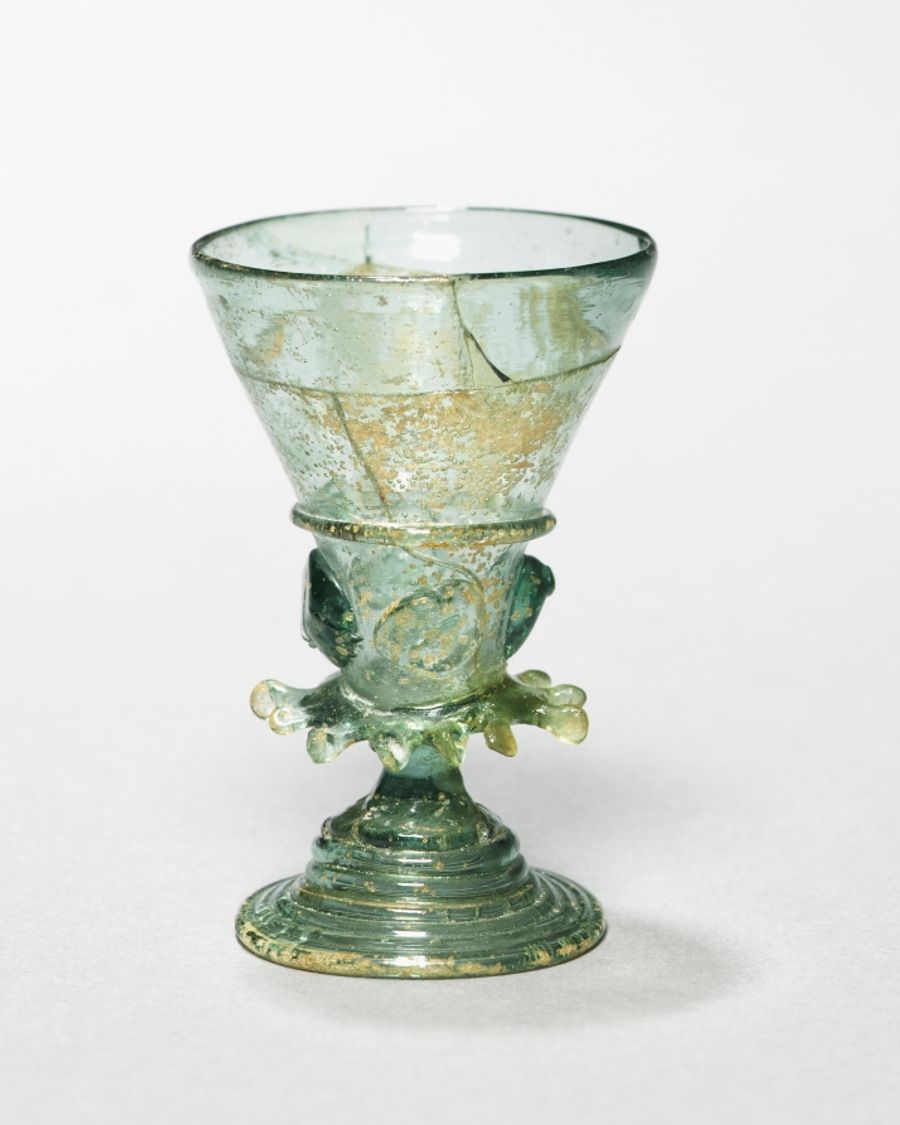 Verre à pied en verre, Renaissance