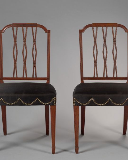 Chaise en acajou, Directoire