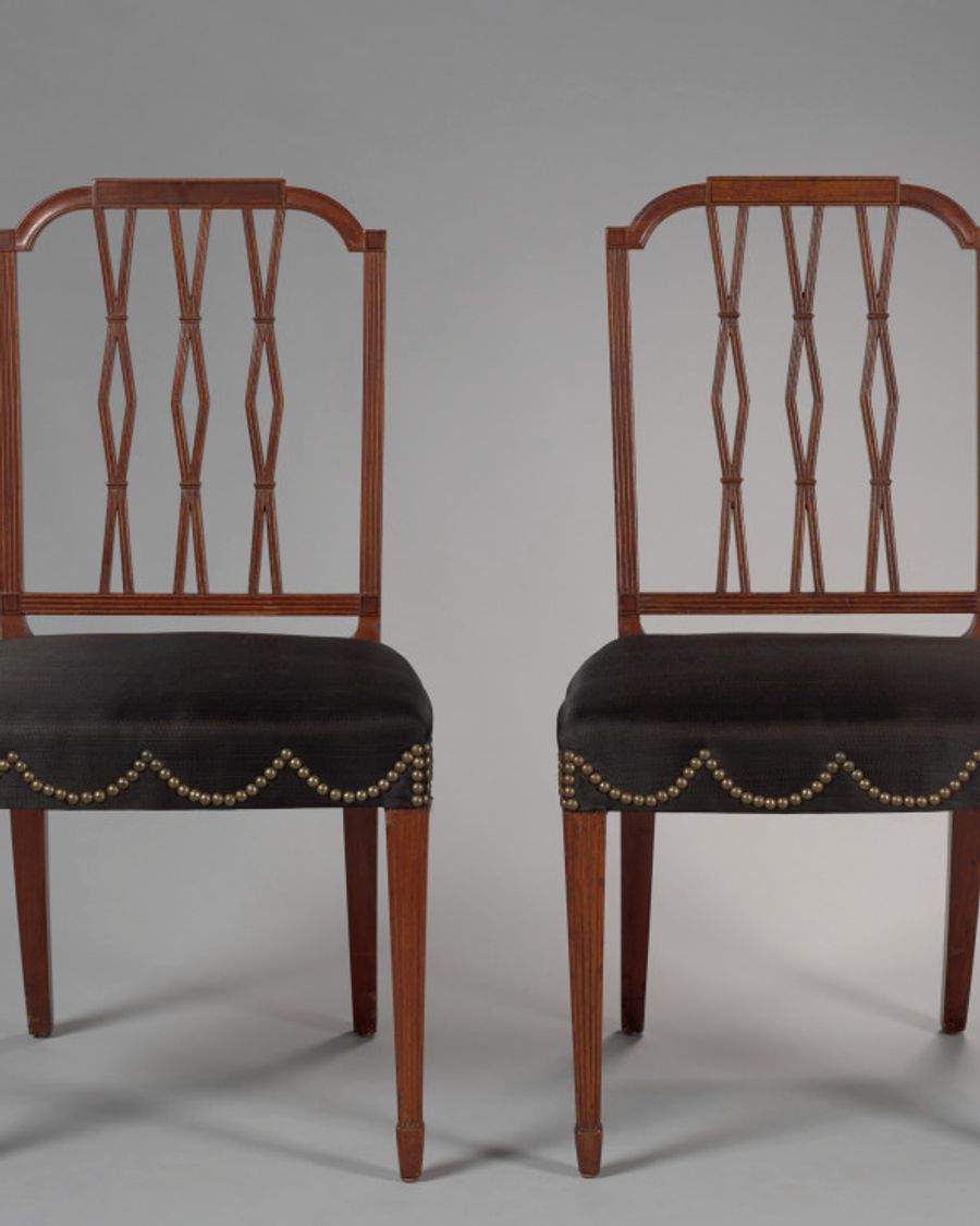 Chaise en acajou, Directoire
