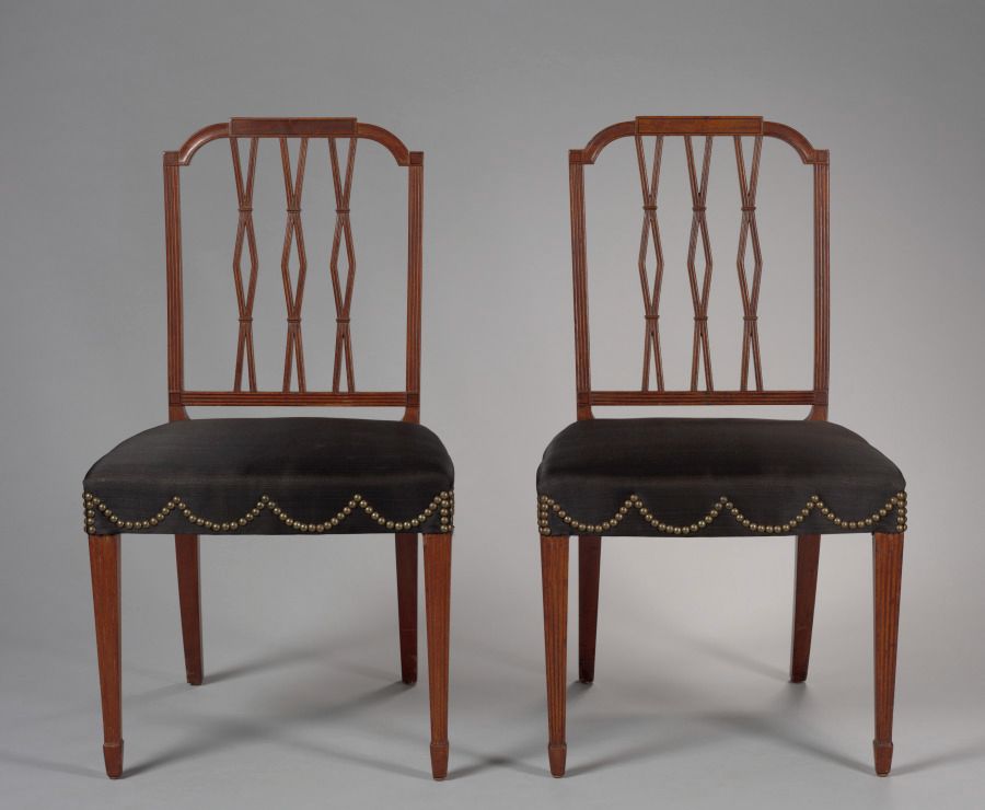 Chaise en acajou, Directoire