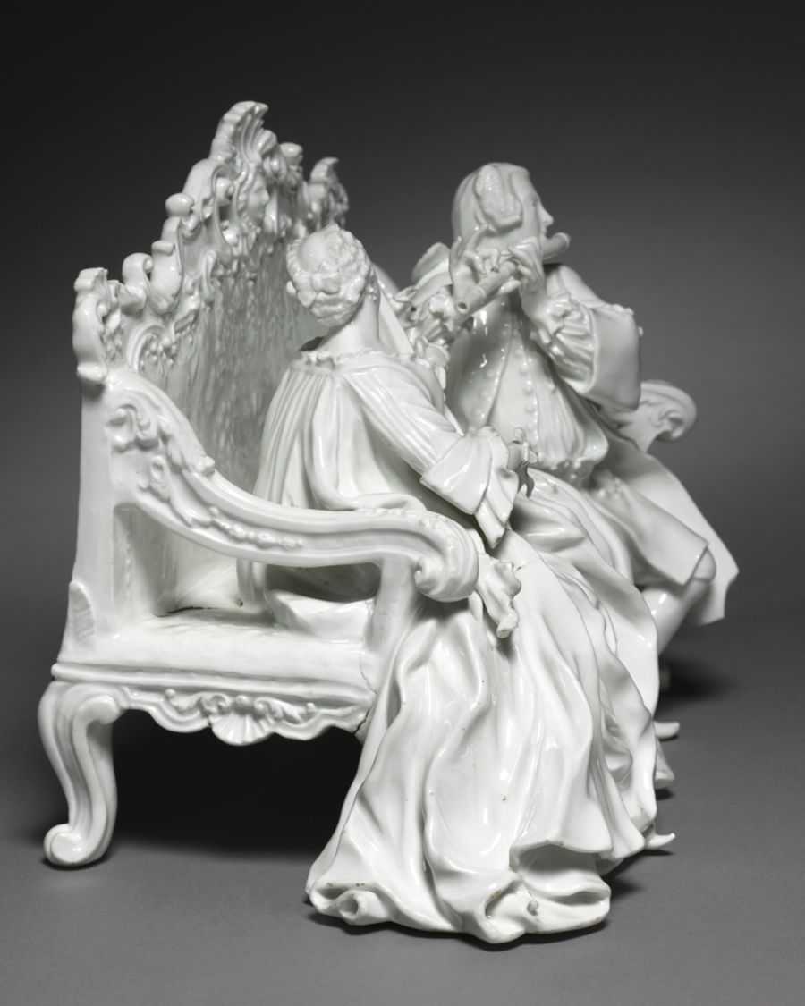 Canapé en porcelaine, XVIIIe siècle