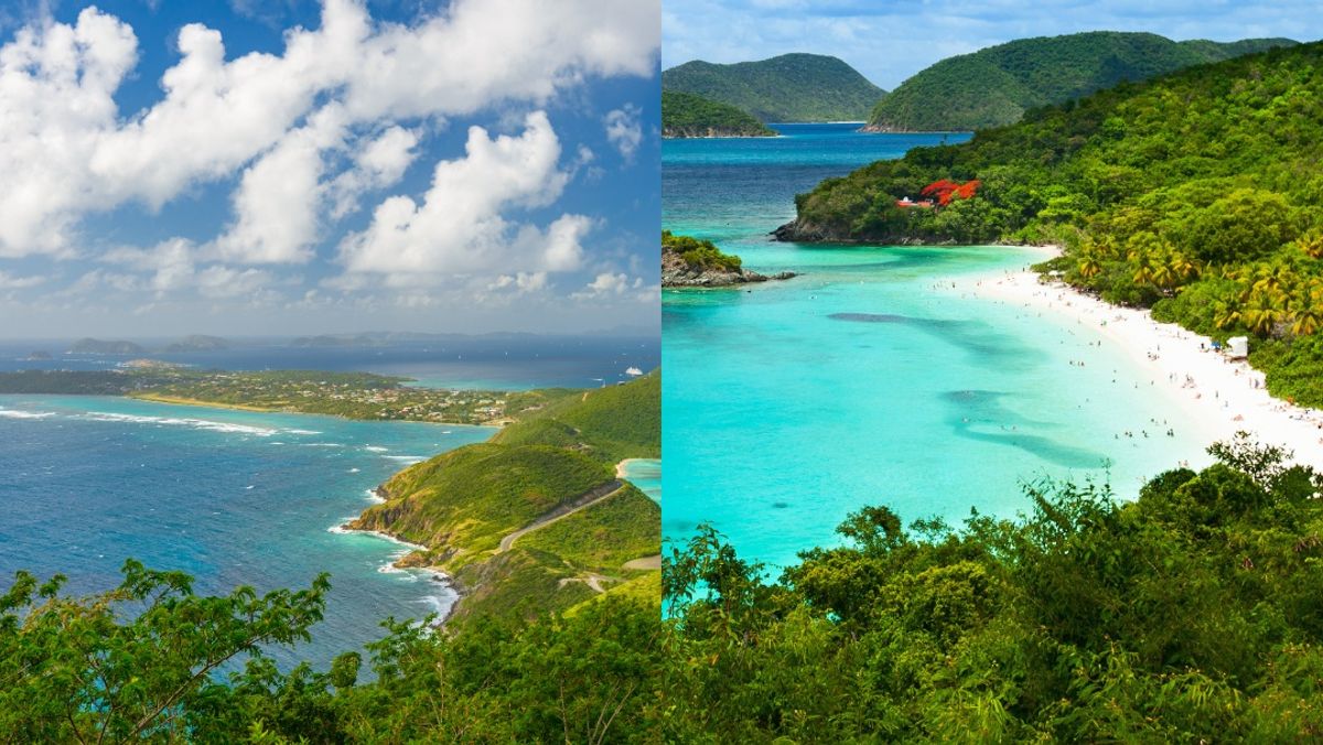 US Virgin Islands & British Virgin Islands, Side by Side