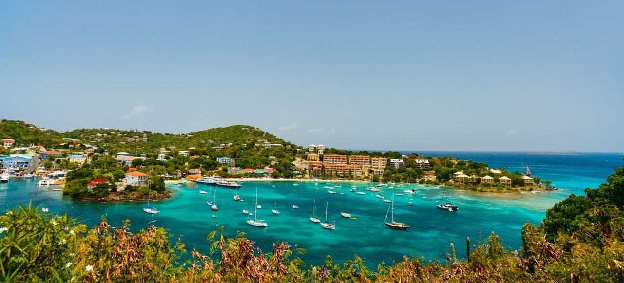 Cruz Bay Panorama